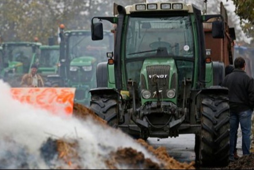 Aisne : Manifestations des agriculteurs à Laon et Chauny